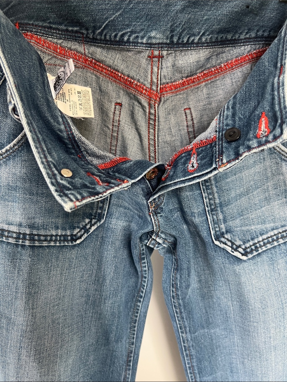 Diesel Women’s Low Rise Wide-Leg Jeans - Picture 11 of 11